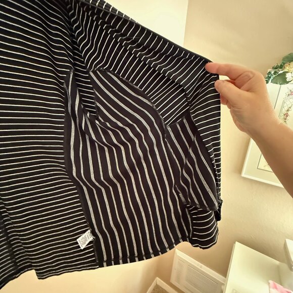 Habitat Black & White Stripe Knit Jacket – Size XL - Picture 7 of 13
